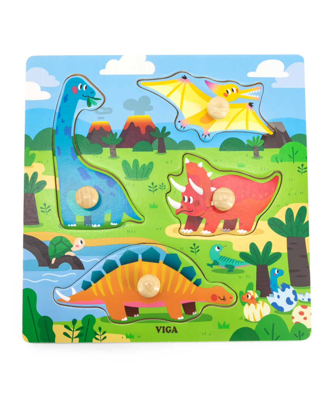 Knob Puzzle: Dinosaurs aleemaz.com Knob Puzzle: Dinosaurs aleemaz.com